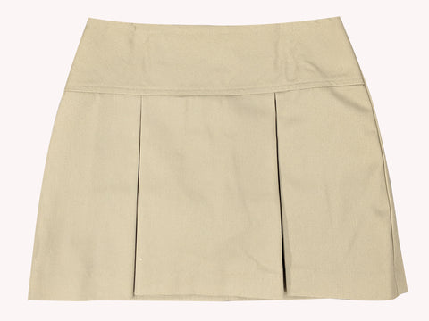 Tan Skort - Pleated Junior