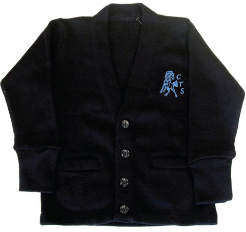 Navy Cardigan - Adult - Cloverdale Traditional