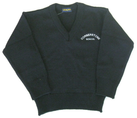 Navy Pullover - Youth - Cornerstone Montessori